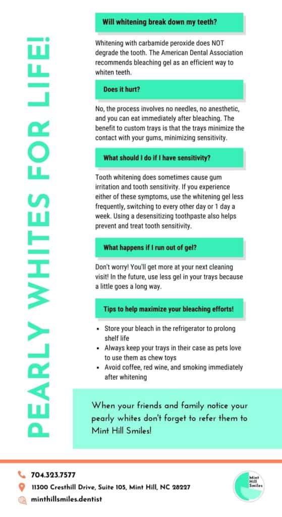 Whitening Teeth at Mint Hill Dentist