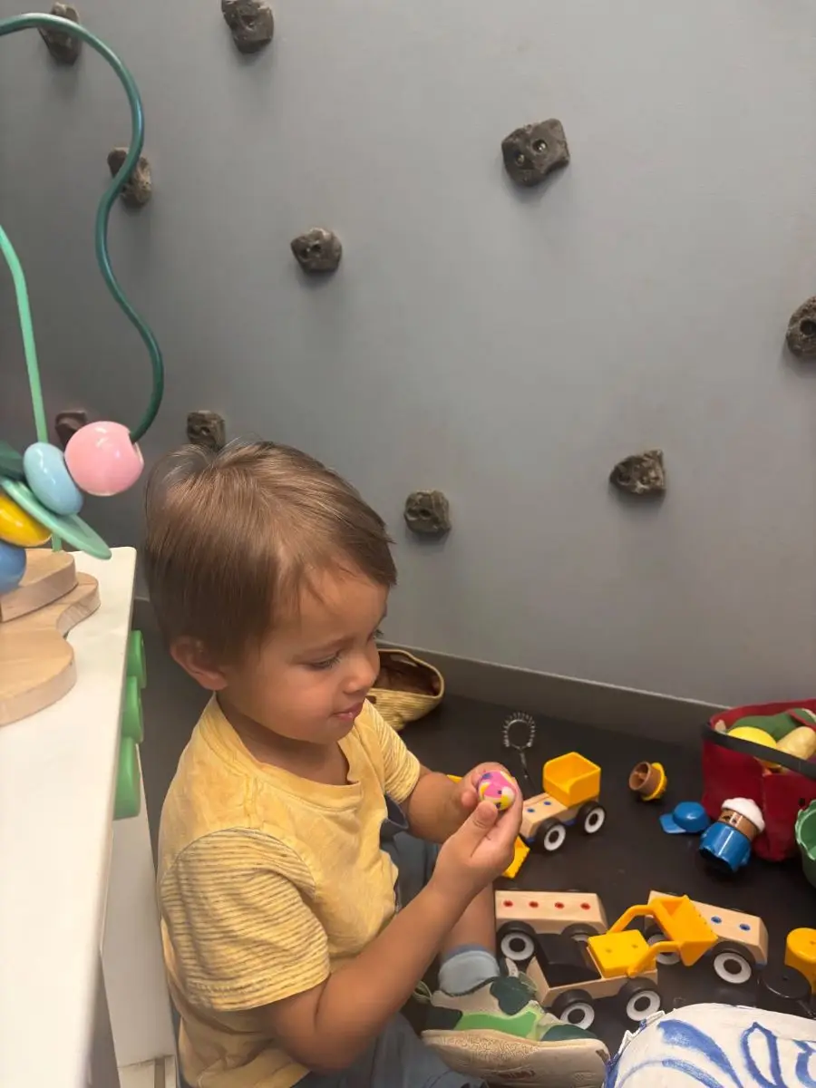 Child receiving an airway evaluation from a kids dentist