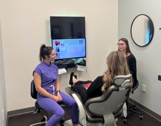 Calm, welcoming dental office designed to help patients feel comfortable and relaxed.
